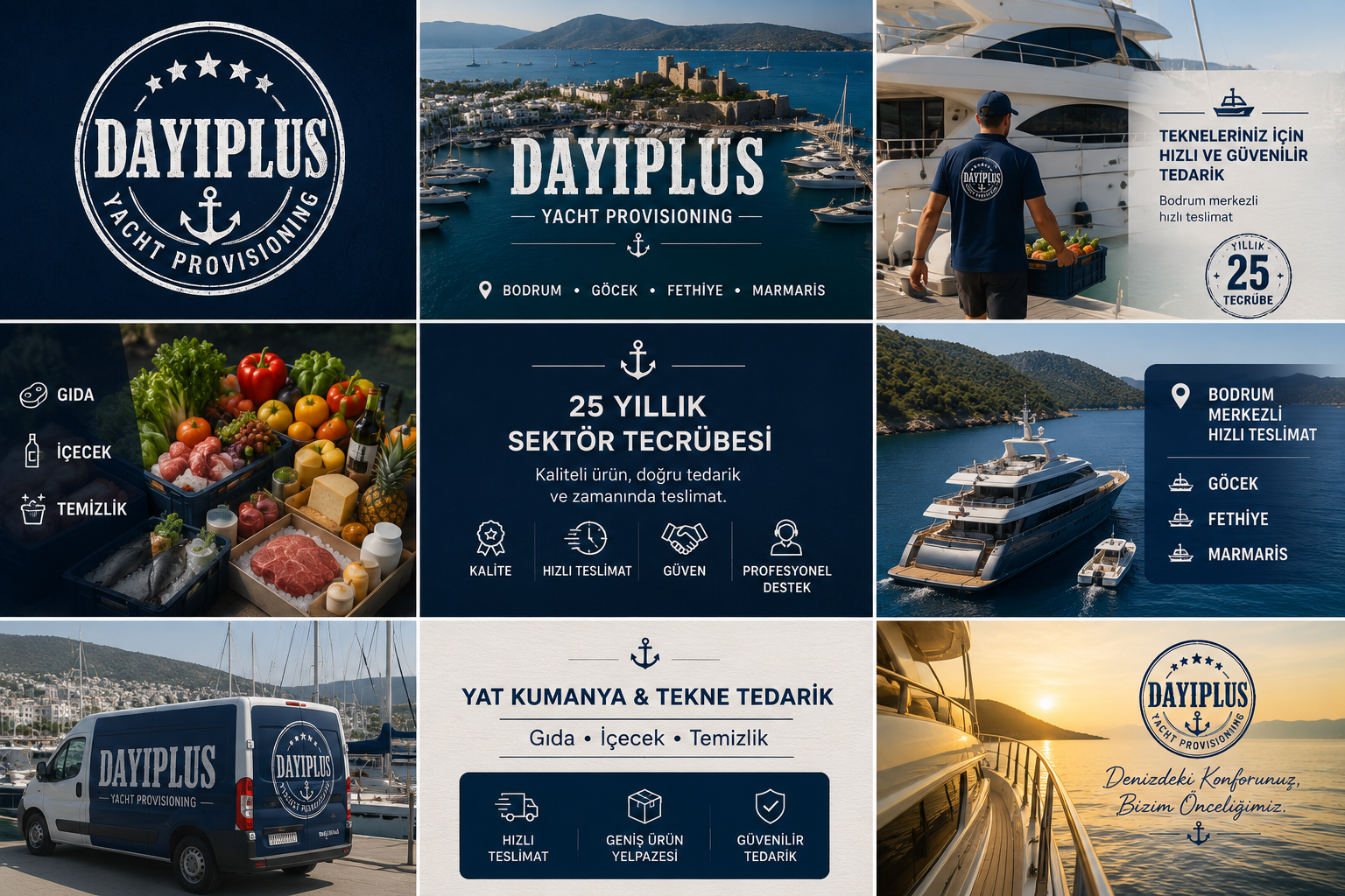 Dayıplus yat kumanya ve tedarik hizmetleri